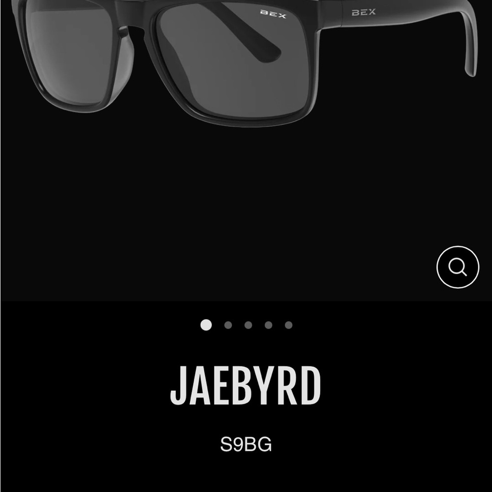 BEX JAEBYRD II SUNGLASSES BLACK/GRAY